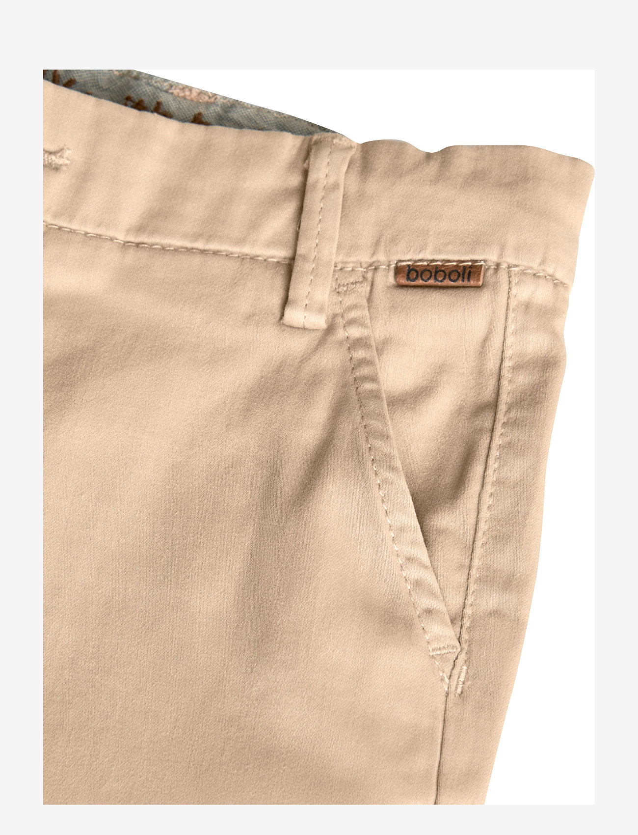 Boboli - Satin bermuda shorts - chino shorts - beige - 3