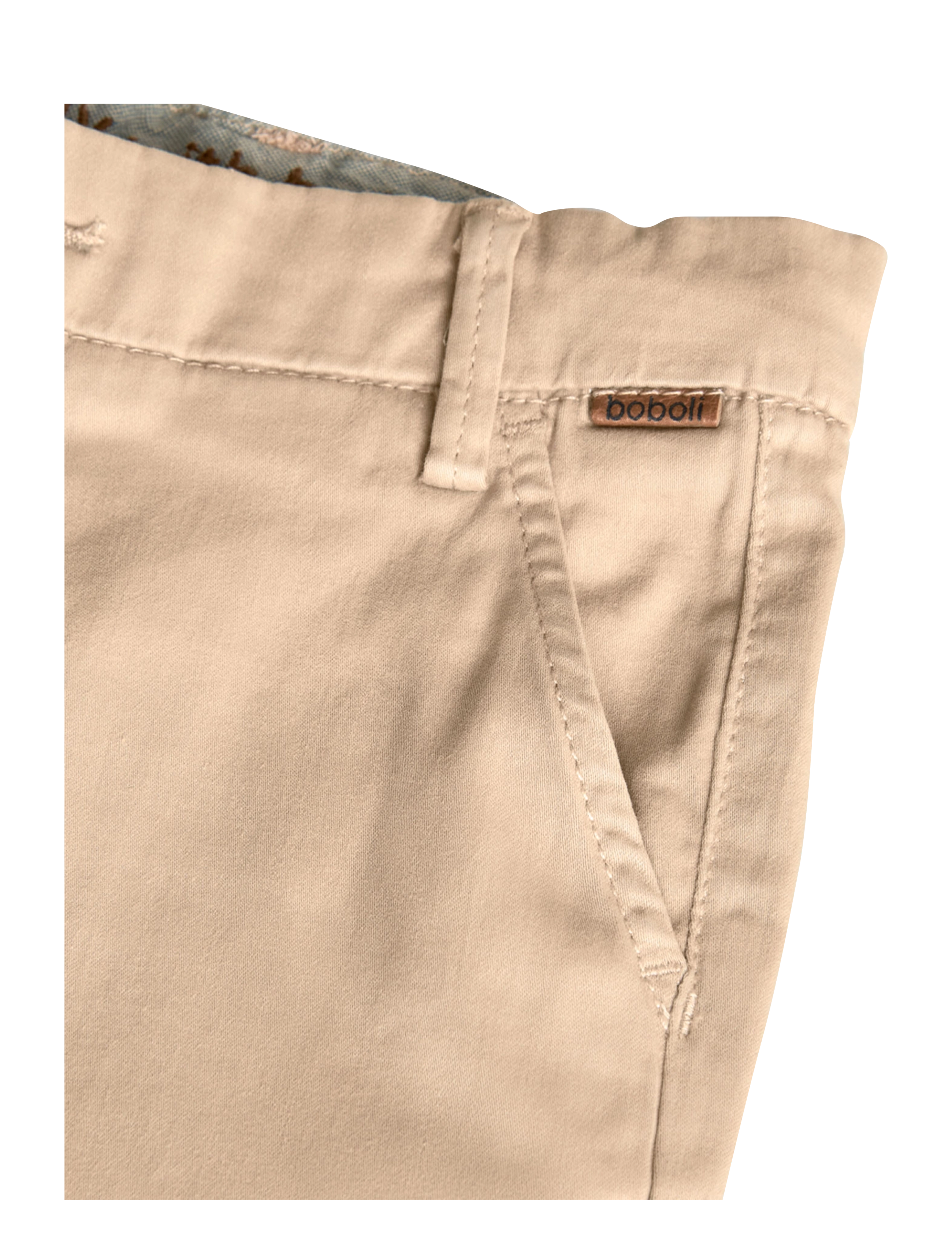 Boboli - Satin bermuda shorts - chino-shorts - beige - 3