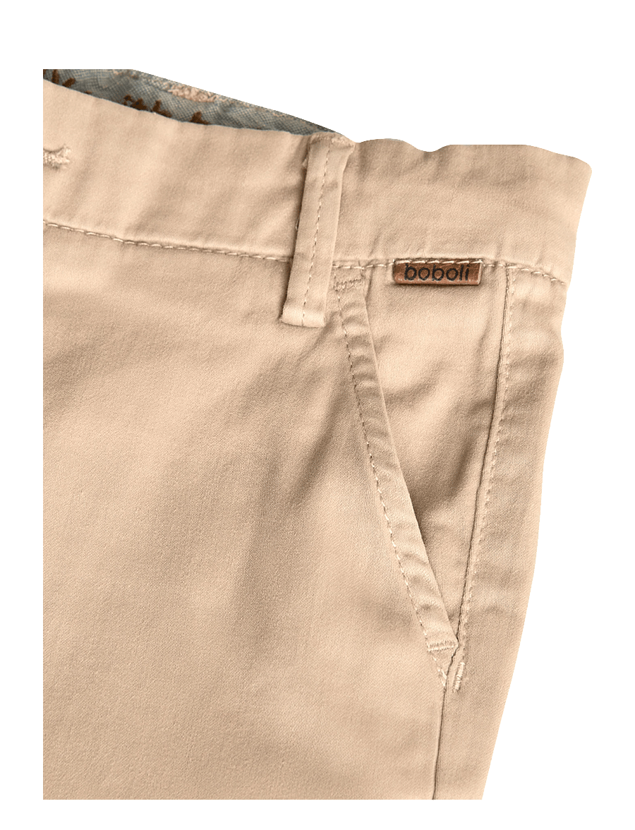 Boboli - Satin bermuda shorts - chino-shorts - beige - 3