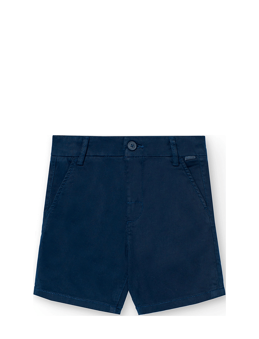 Boboli - Satin bermuda shorts - chino-shorts - navy - 1