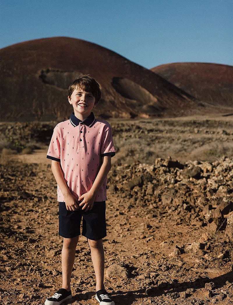 Boboli - Satin bermuda shorts - chino-shorts - navy - 0