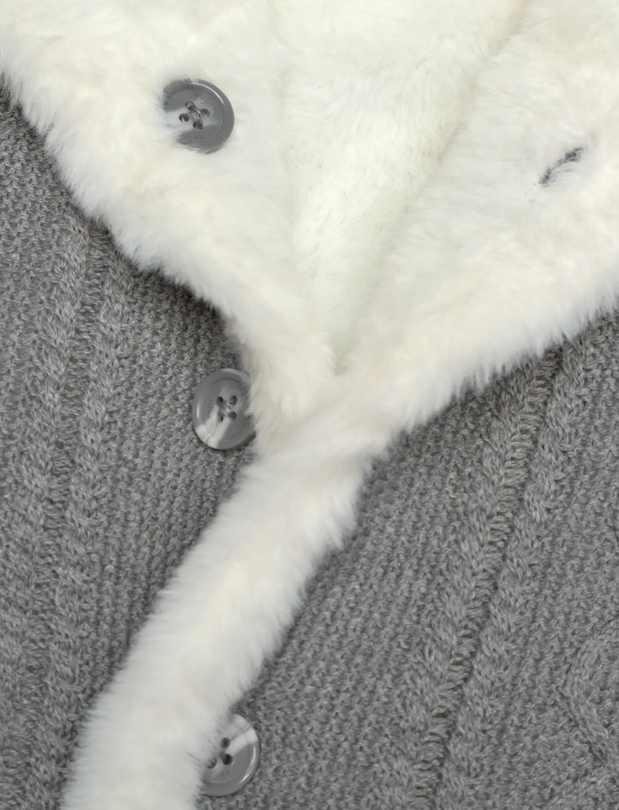 Boboli - Jacket reversible for baby -BCI - fleece-kleidung - grey - 3