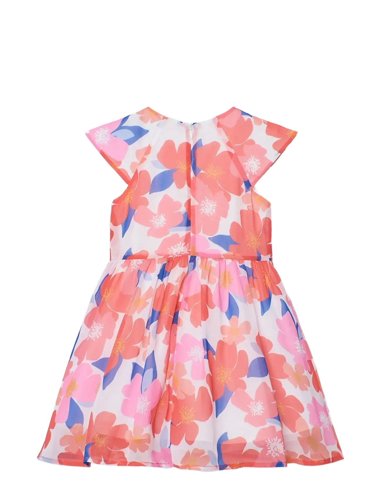 Boboli - Chiffon dress floral for girl - robes pour bébés à manches courtes - print - 2