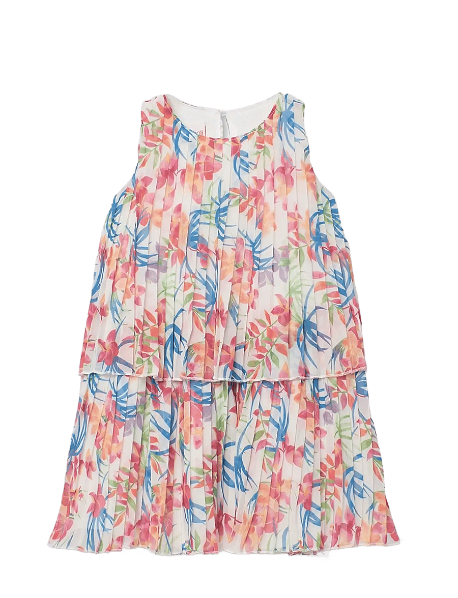 Boboli - Chiffon dress printed for girl - Ærmeløse hverdagskjoler - print - 1