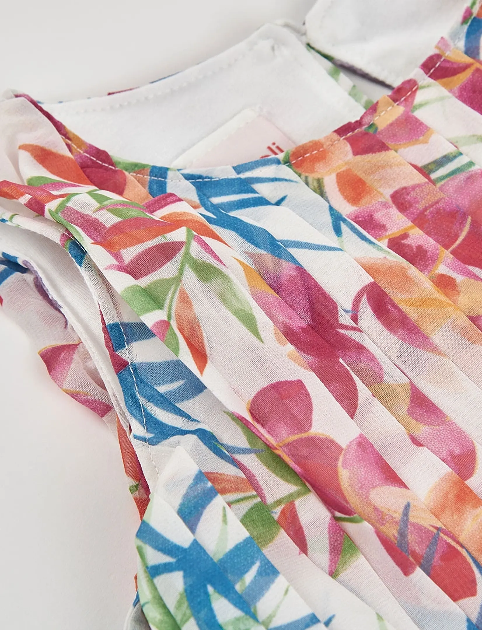 Boboli - Chiffon dress printed for girl - Ærmeløse hverdagskjoler - print - 4