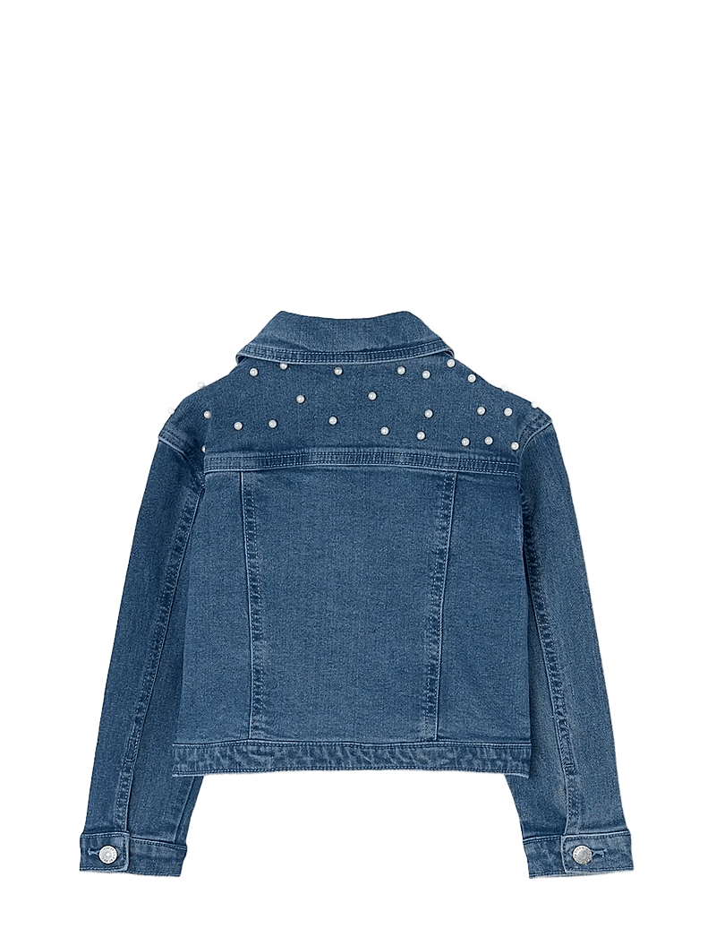 Boboli - Denim jacket stretch for girl -BCI - teksa ja velvet - bleach - 1