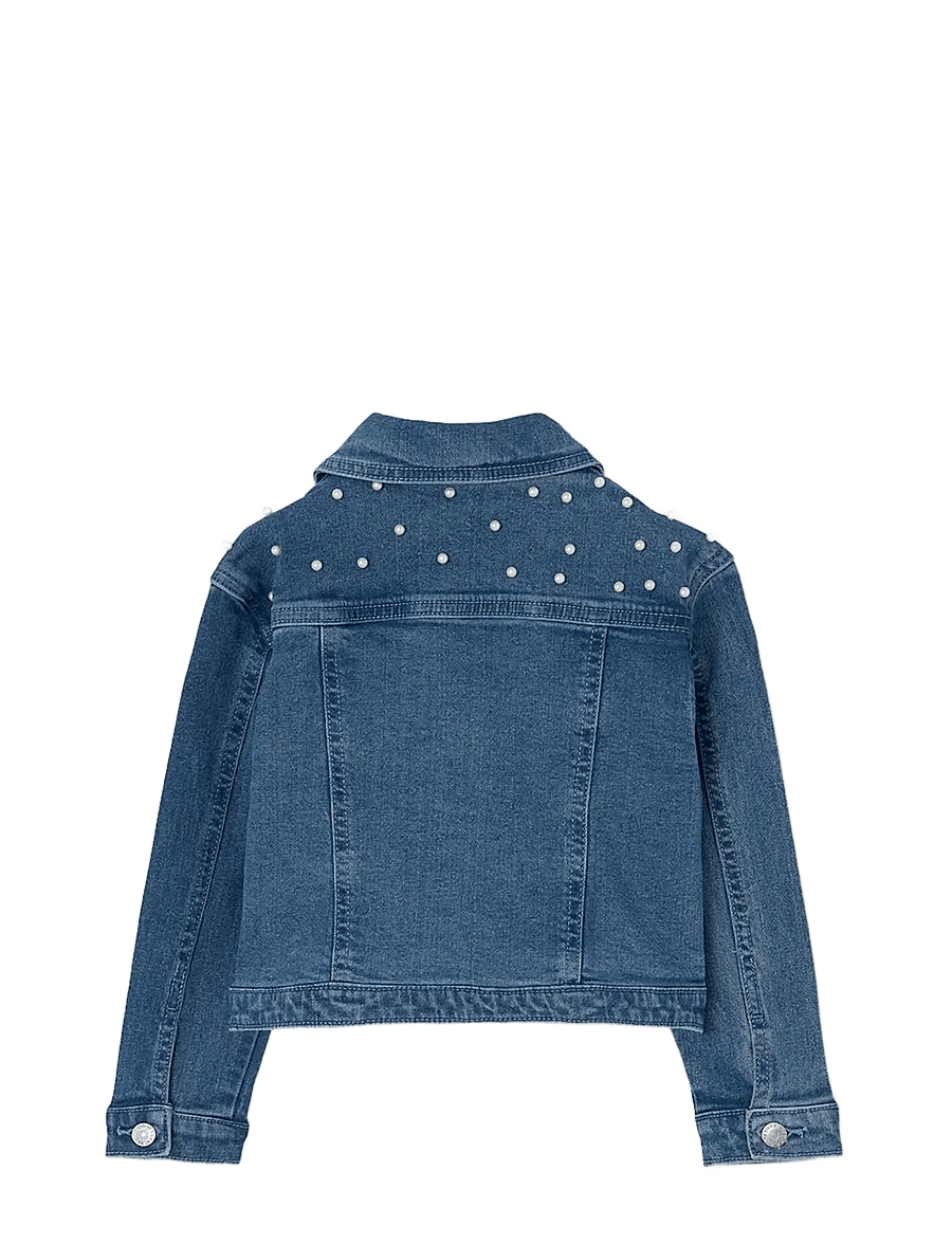 Boboli - Denim jacket stretch for girl -BCI - jeansjacken - bleach - 1