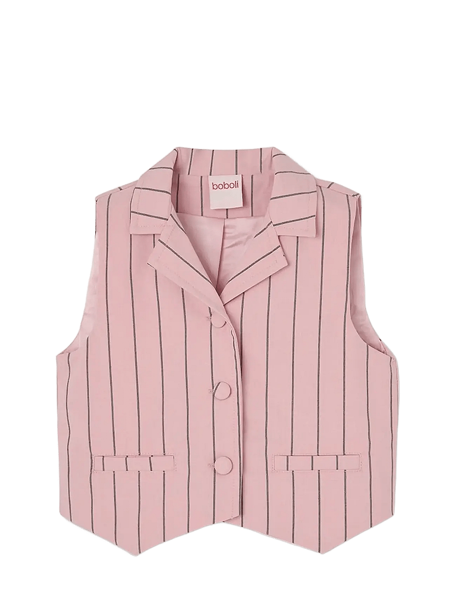 Boboli - Vest striped for girl - vestid - stripes - 0