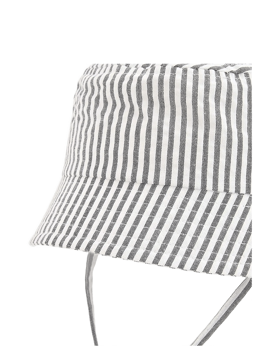 Boboli - Poplin hat striped for baby -BCI - winteraccessoires - stripes - 1