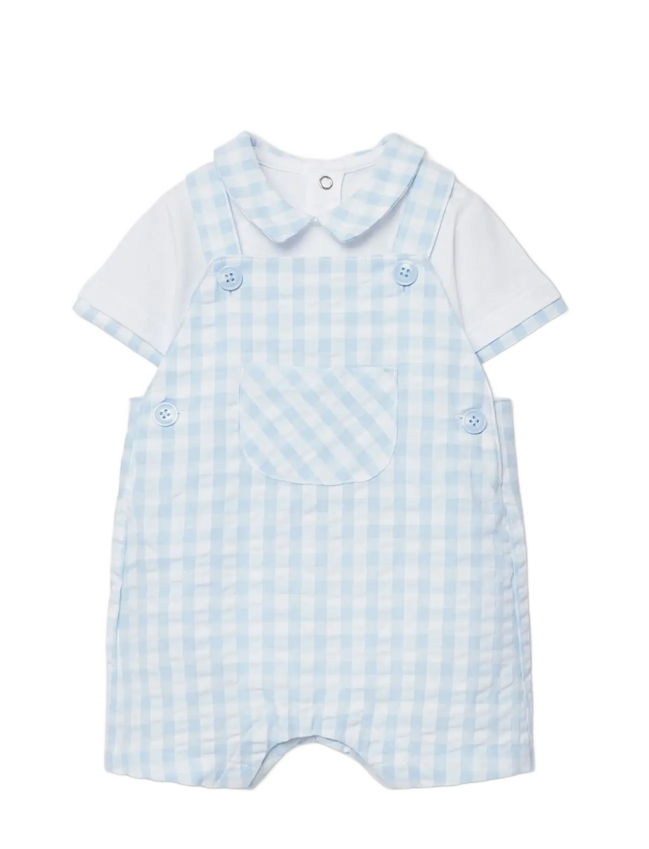 Boboli Set knit combined for baby -BCI - Shop by age - CHECKS / blue