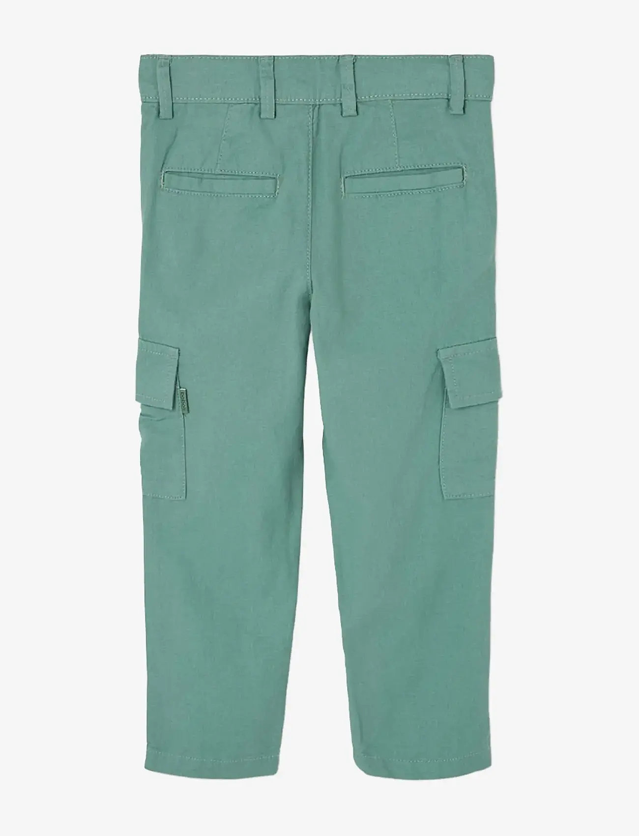 Boboli - Linen trousers for boy -BCI - babybukser - laurel - 2