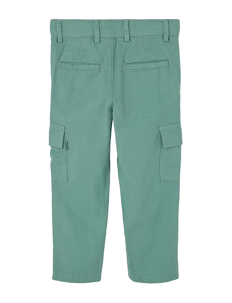 Boboli - Linen trousers for boy -BCI - babybukser - laurel - 2