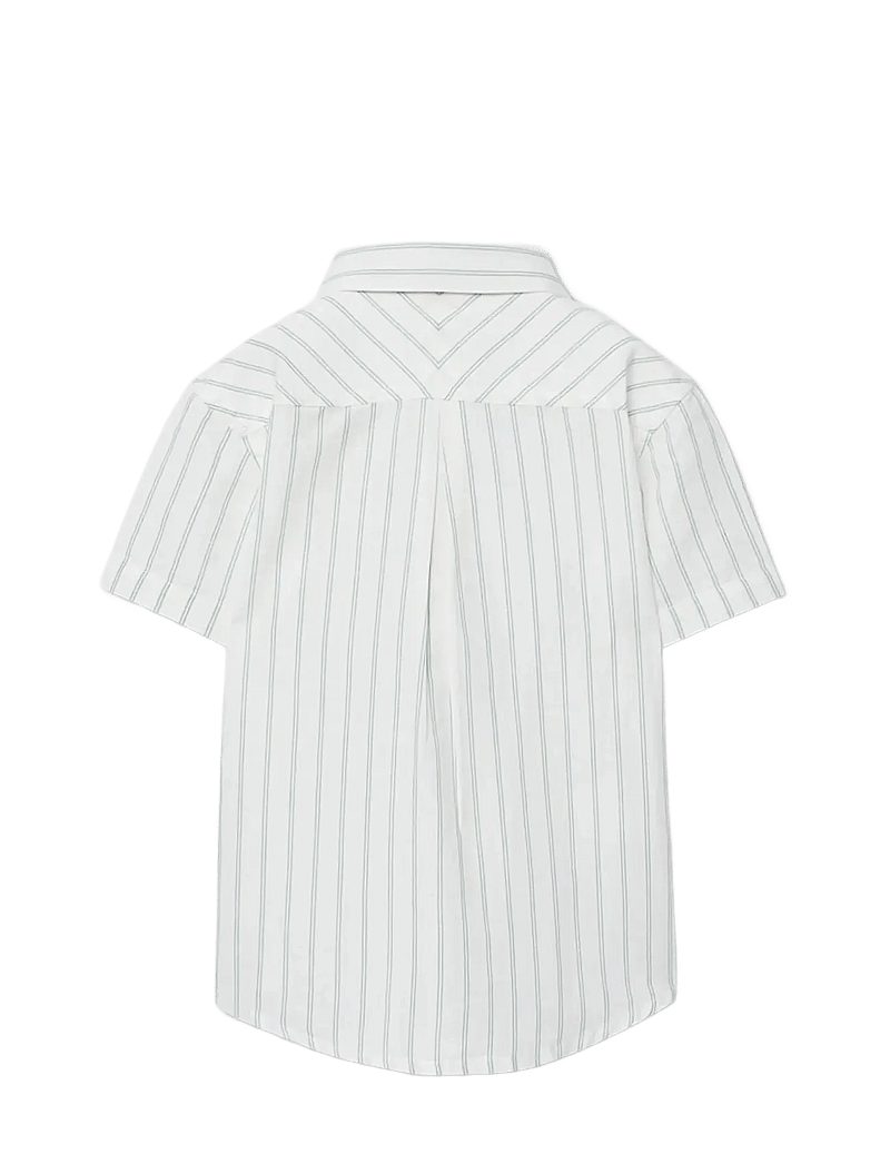 Boboli - Shirt linen striped for boy -BCI - kurzärmlige hemden - stripes - 2