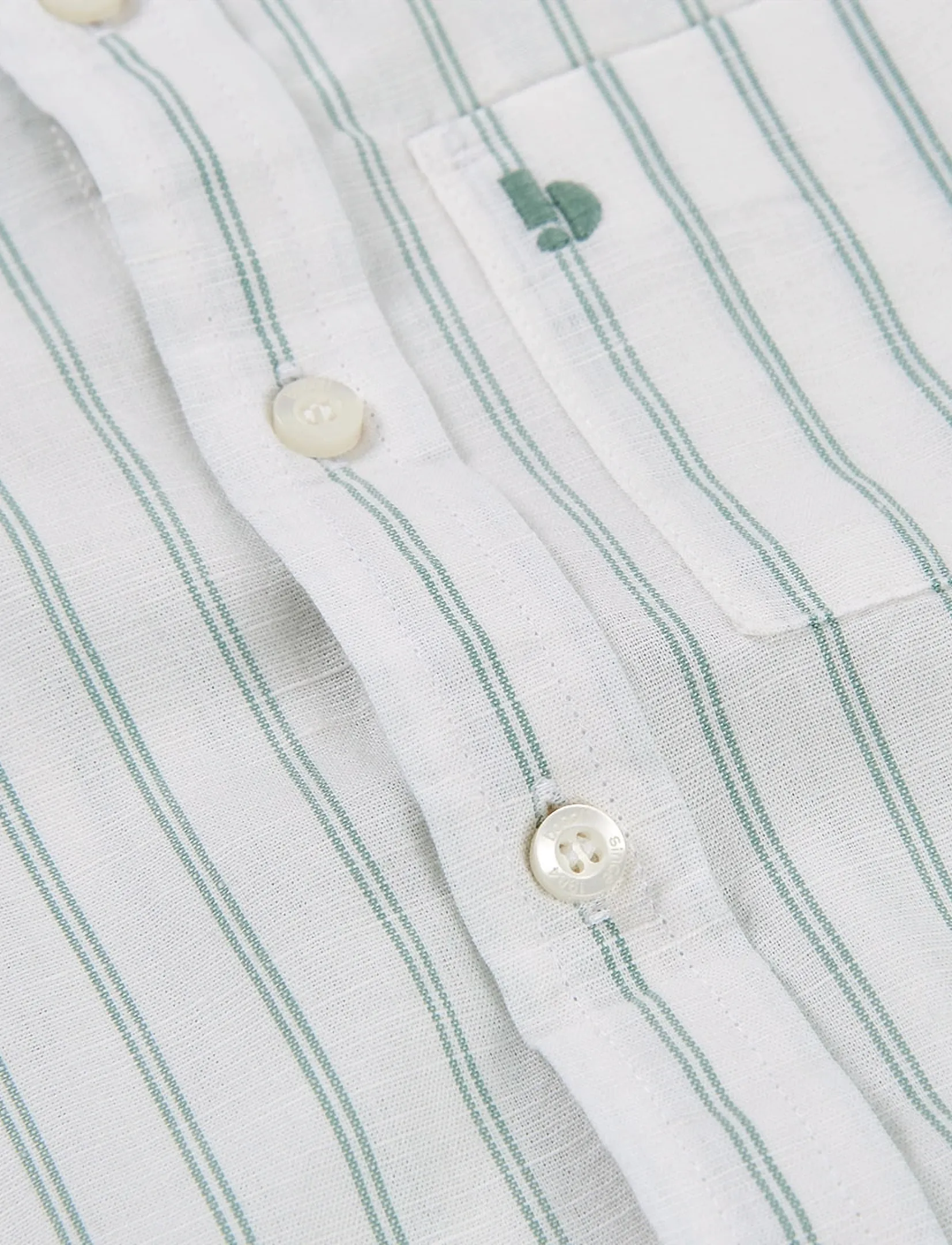 Boboli - Shirt linen striped for boy -BCI - lühikeste varrukatega särgid - stripes - 4