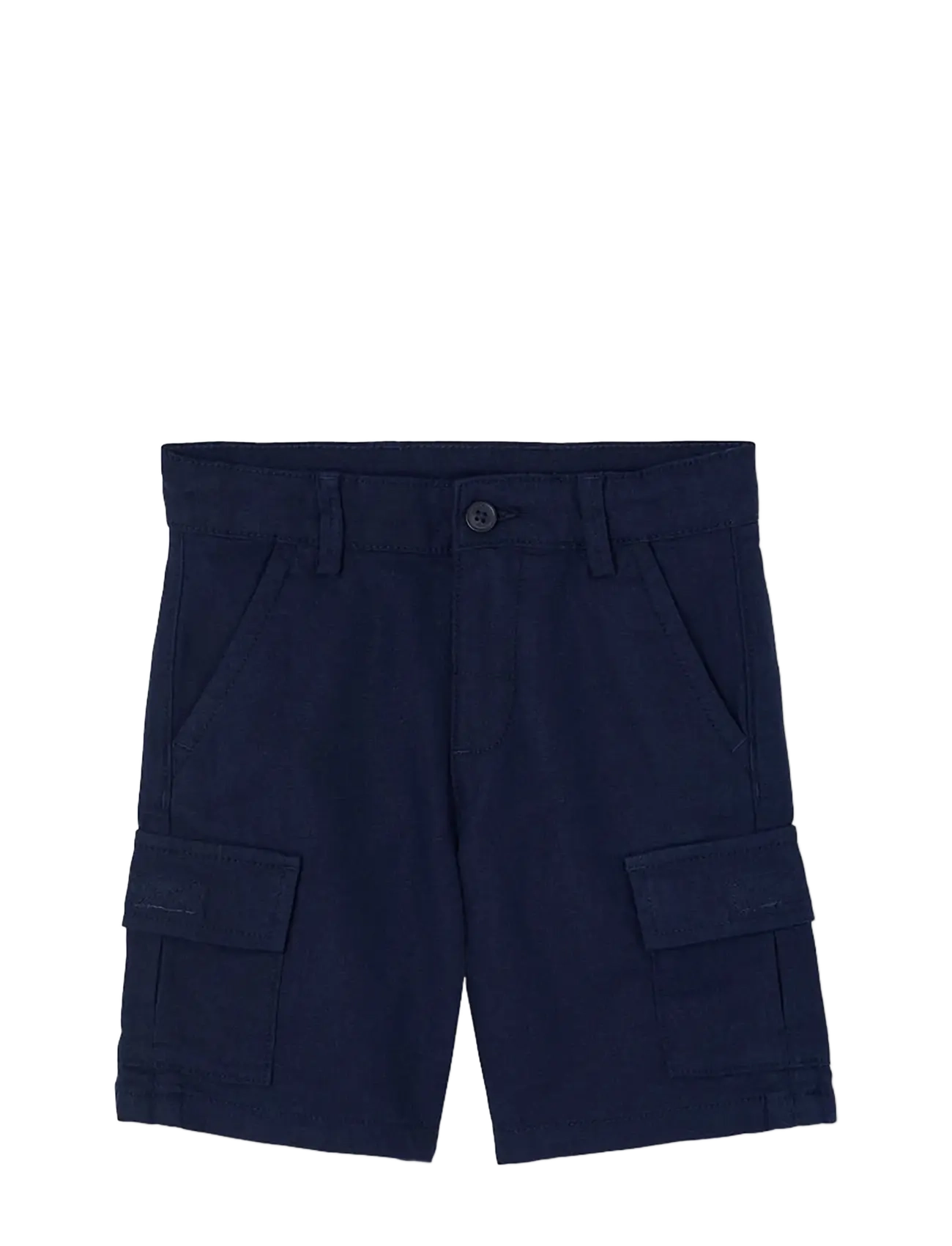 Boboli Linen bermuda shorts for boy -BCI - Leinen-Kleidung - NAVY / navy