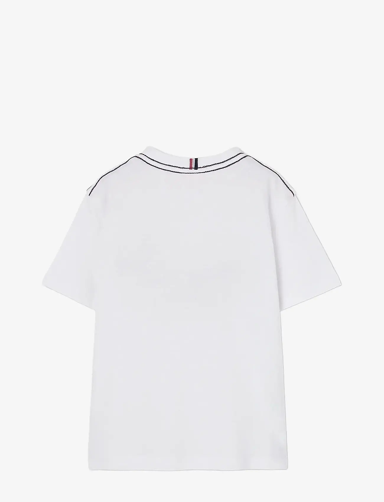 Boboli - Knit t-Shirt for boy -BCI - lühikeste varrukatega t-särgid - white - 2
