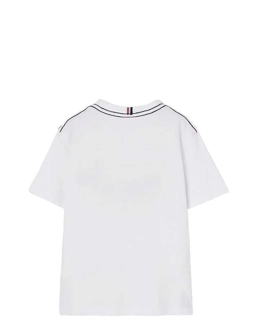 Boboli - Knit t-Shirt for boy -BCI - lühikeste varrukatega t-särgid - white - 2