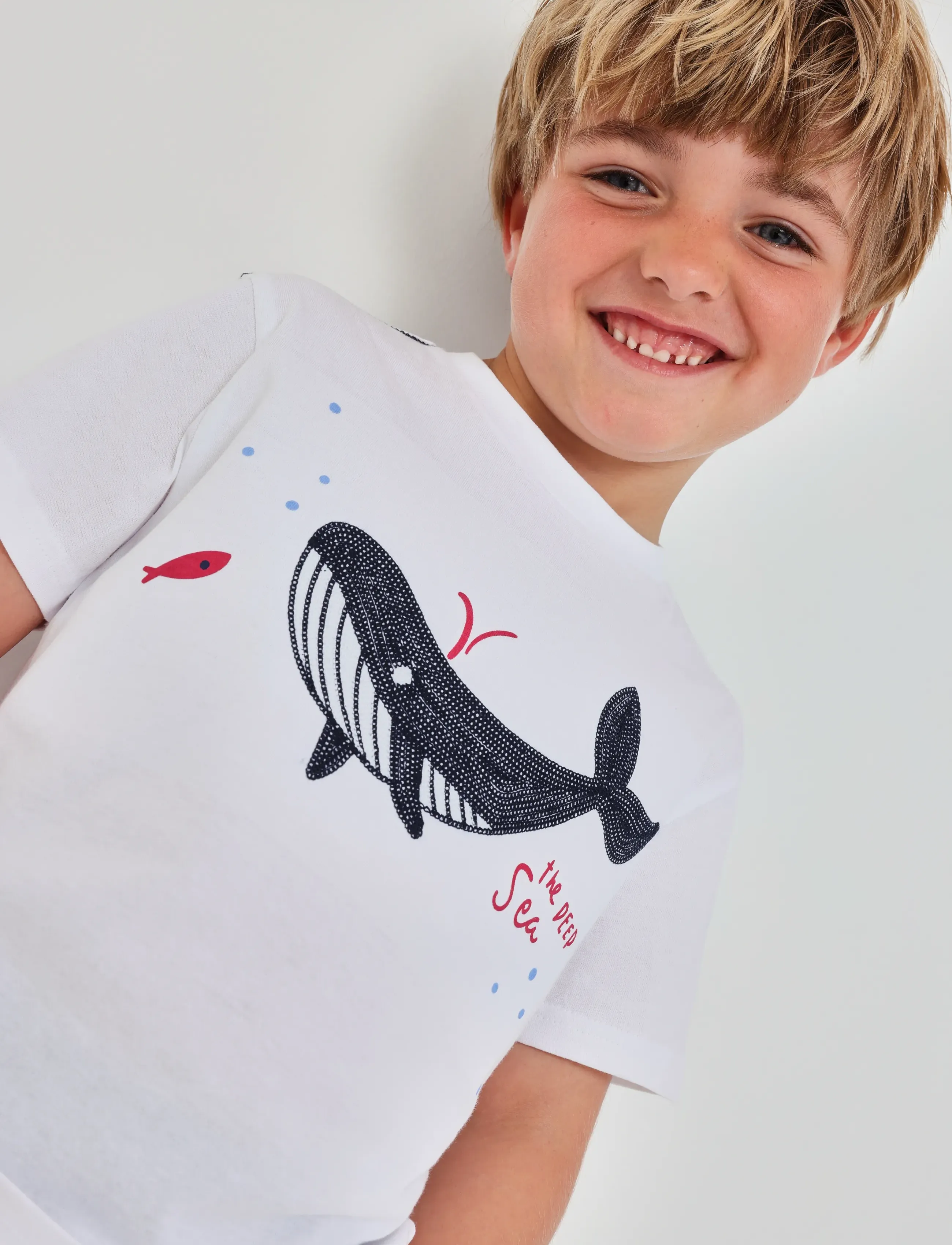 Boboli Knit t-Shirt for boy -BCI - Hauts - WHITE / white