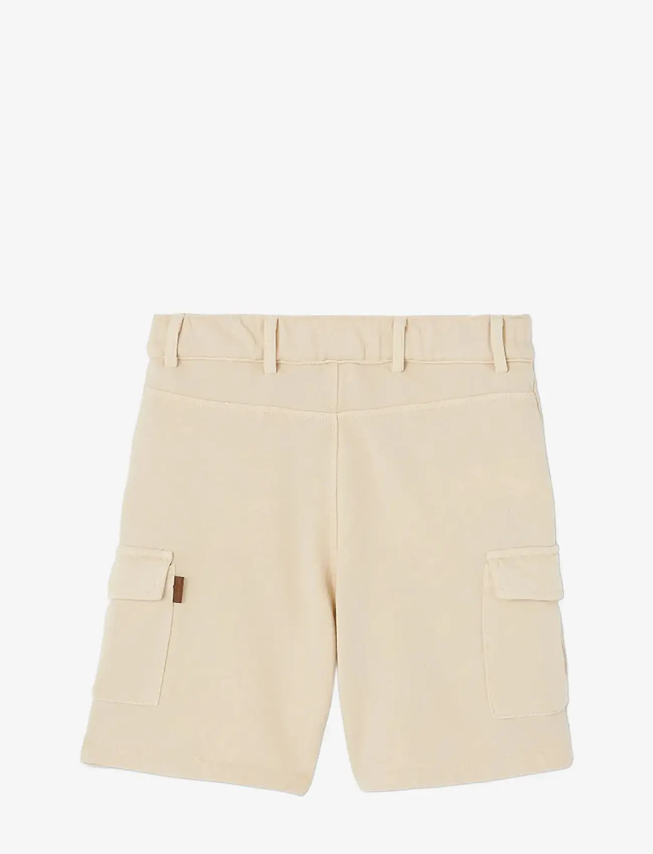 Boboli - Fleece bermuda shorts for boy -BCI - cargo shorts - beige - 2