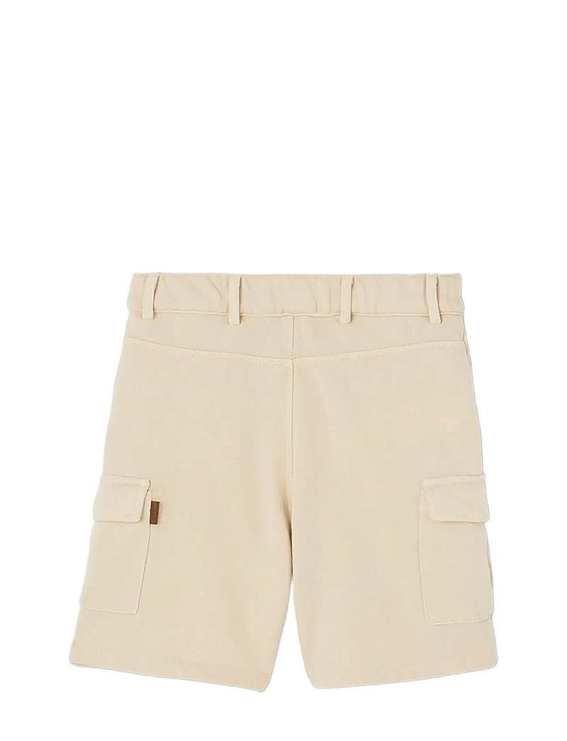 Boboli - Fleece bermuda shorts for boy -BCI - cargo shorts - beige - 2