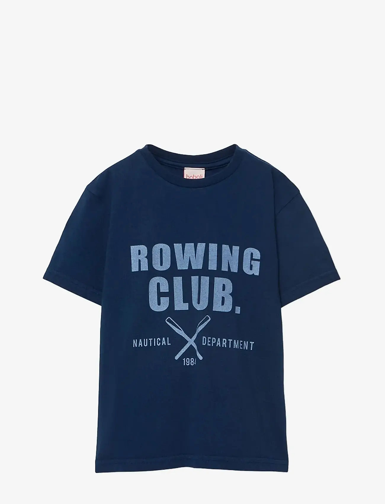 Boboli - Knit t-Shirt dye for boy -BCI - kortærmede t-shirts - navy - 1