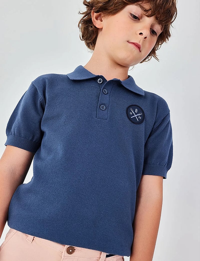 Boboli - Polo for boy -BCI - kurzärmelig - arctic - 0