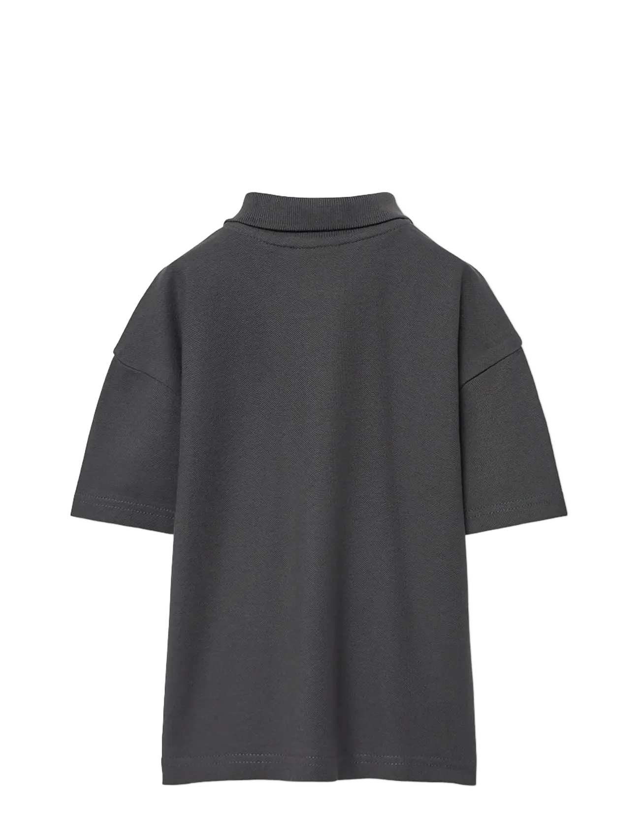 Boboli - Knit polo for boy -BCI - short-sleeved polos - anthracite - 2