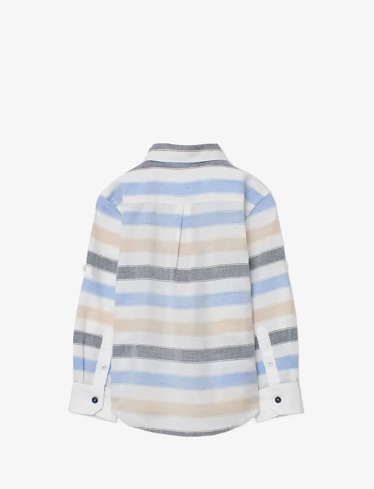 Boboli - Shirt linen striped for boy -BCI - langärmlige hemden - stripes - 2