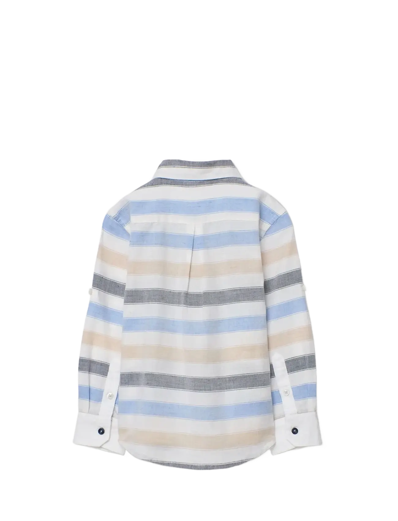Boboli - Shirt linen striped for boy -BCI - langärmlige hemden - stripes - 2