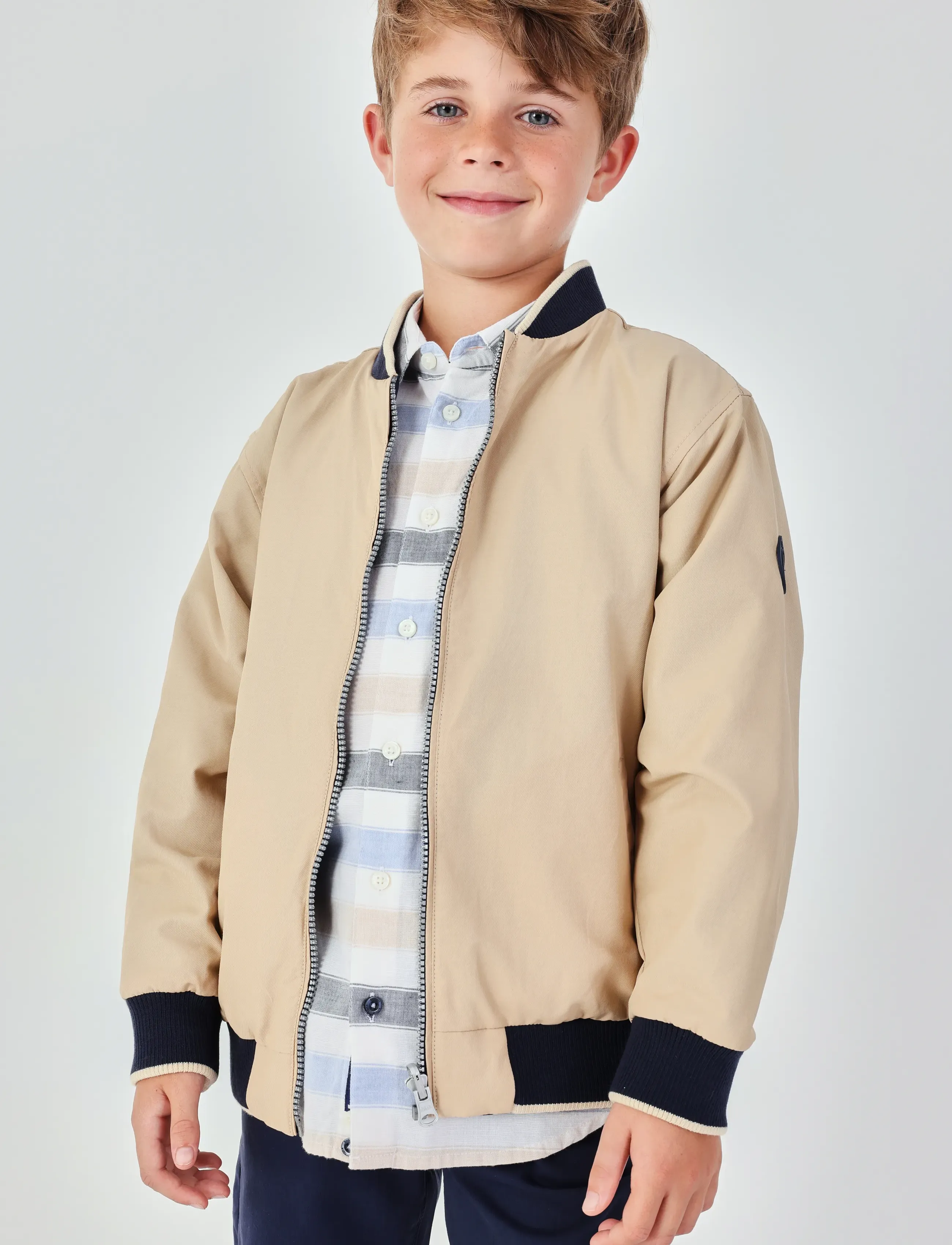 Boboli - Shirt linen striped for boy -BCI - langärmlige hemden - stripes - 3