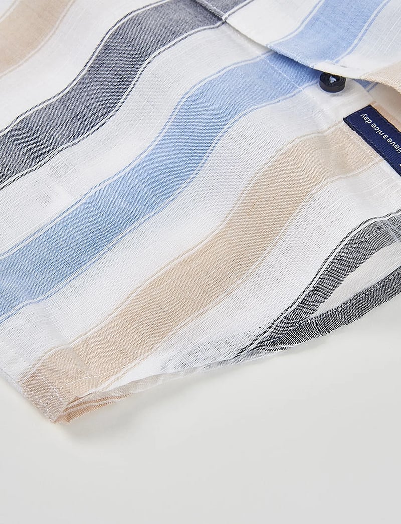 Boboli - Shirt linen striped for boy -BCI - langärmlige hemden - stripes - 5