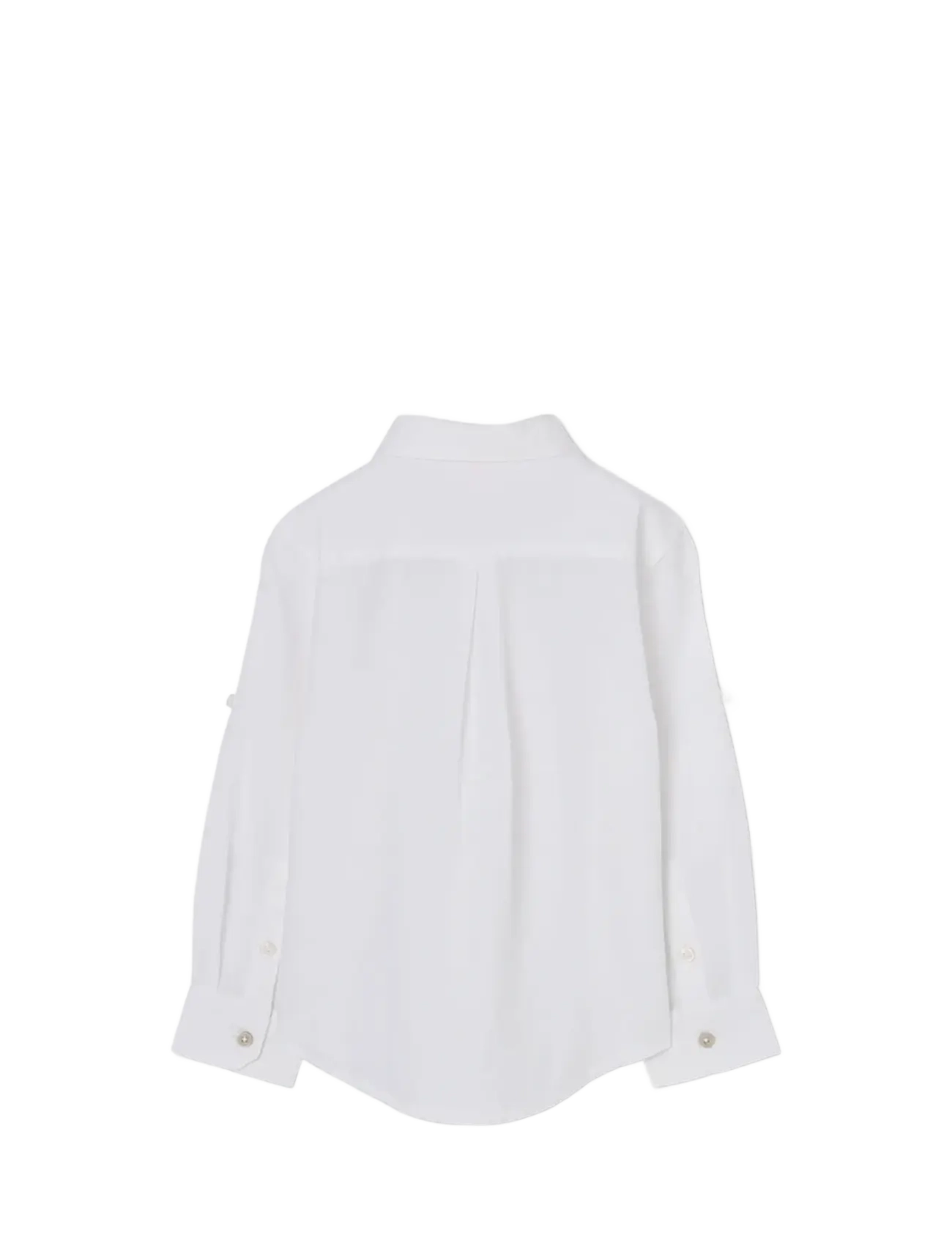 Boboli - Linen shirt long sleeves for boy -BCI - white - 2