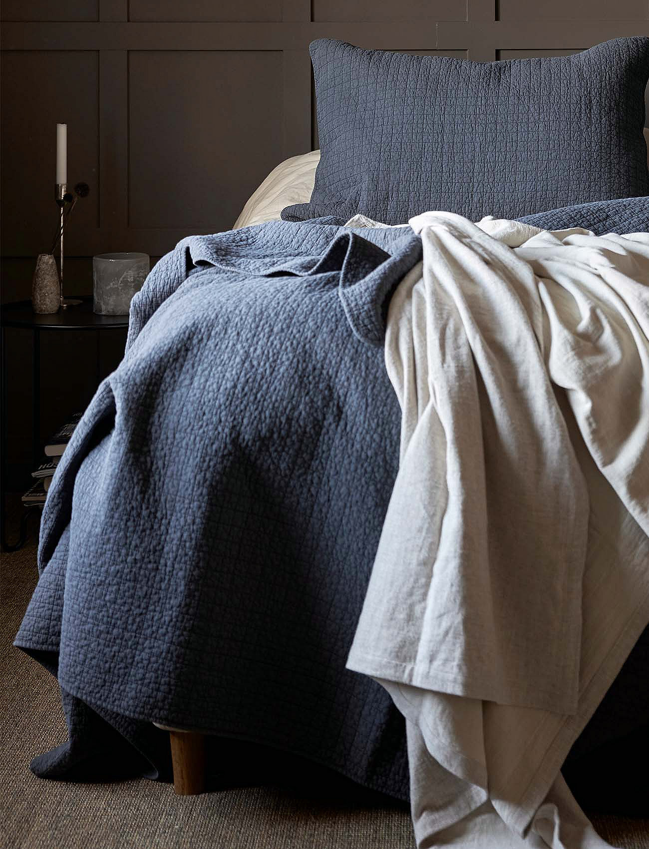 Boel & Jan - Cotton sense Bedspread - sengetøy - grey - 1