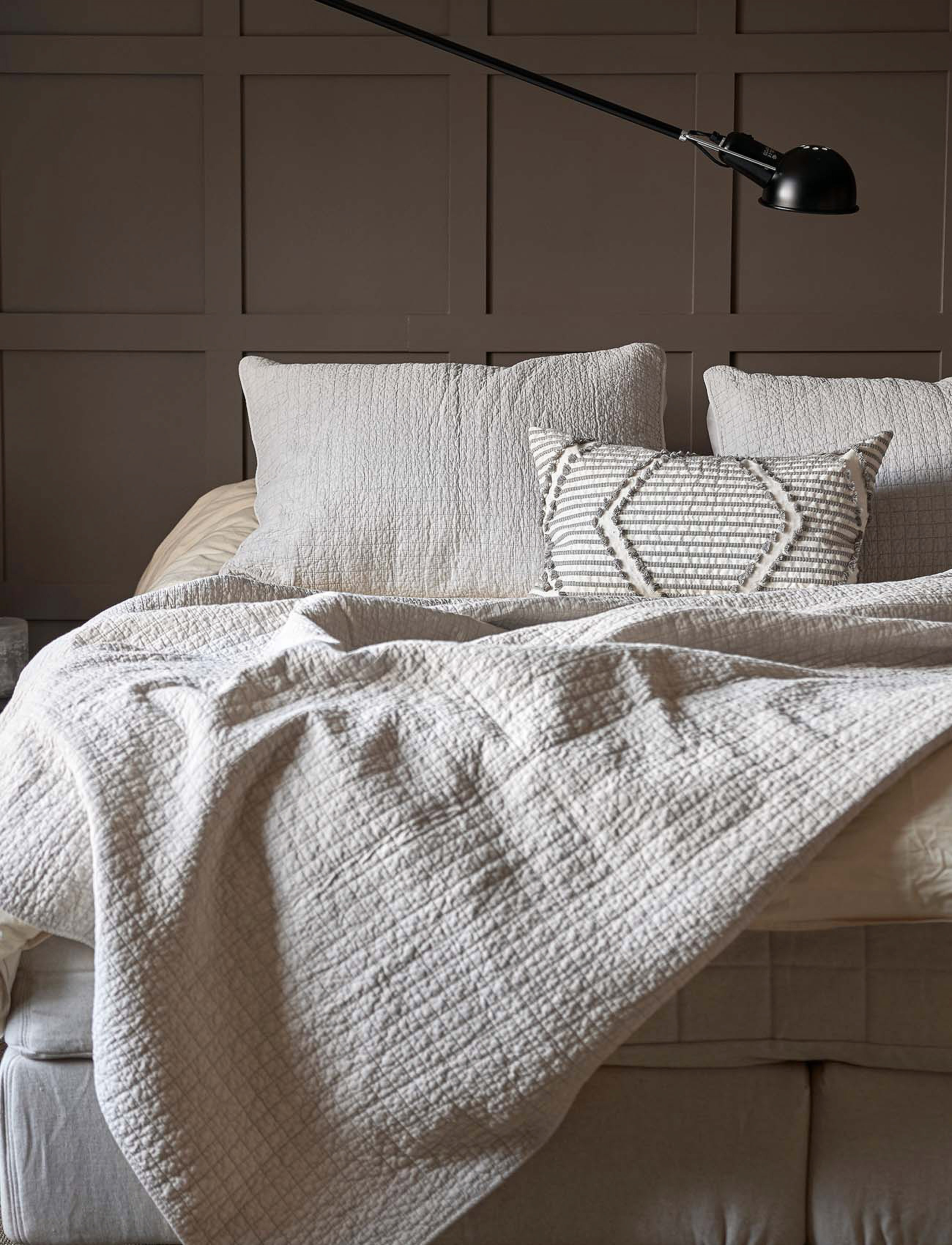 Boel & Jan - Juna thyme  Cushion cover - beige - 1