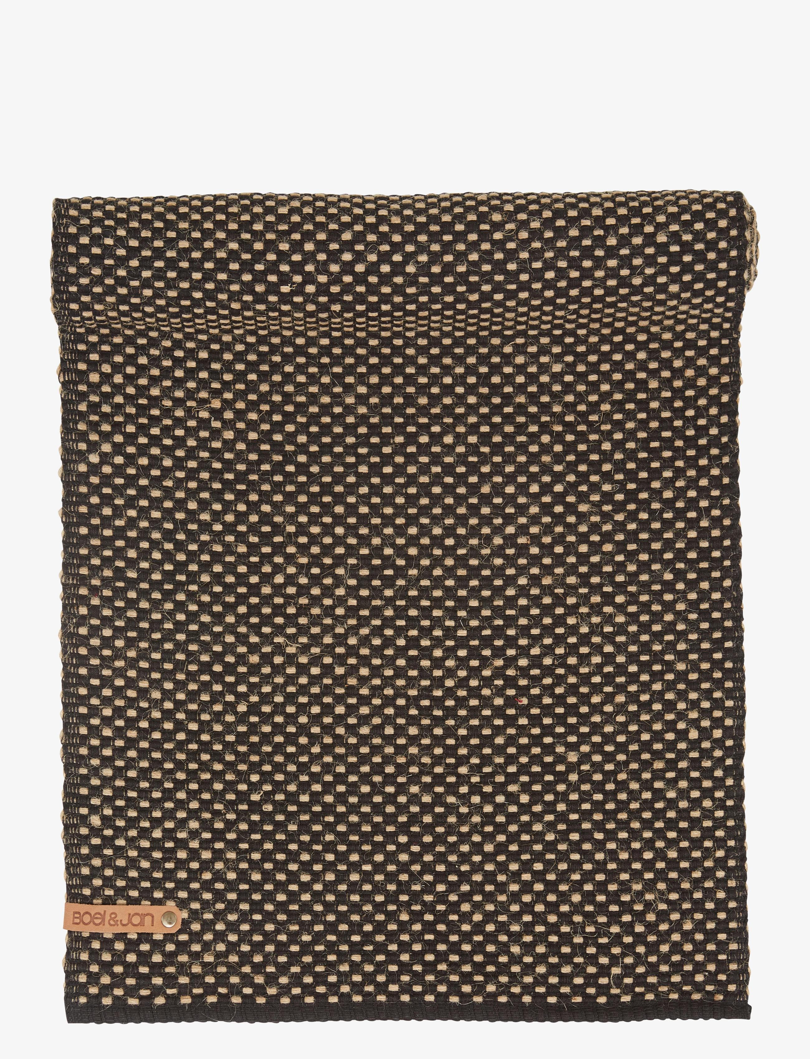 Runner - Jute Check - BLACK