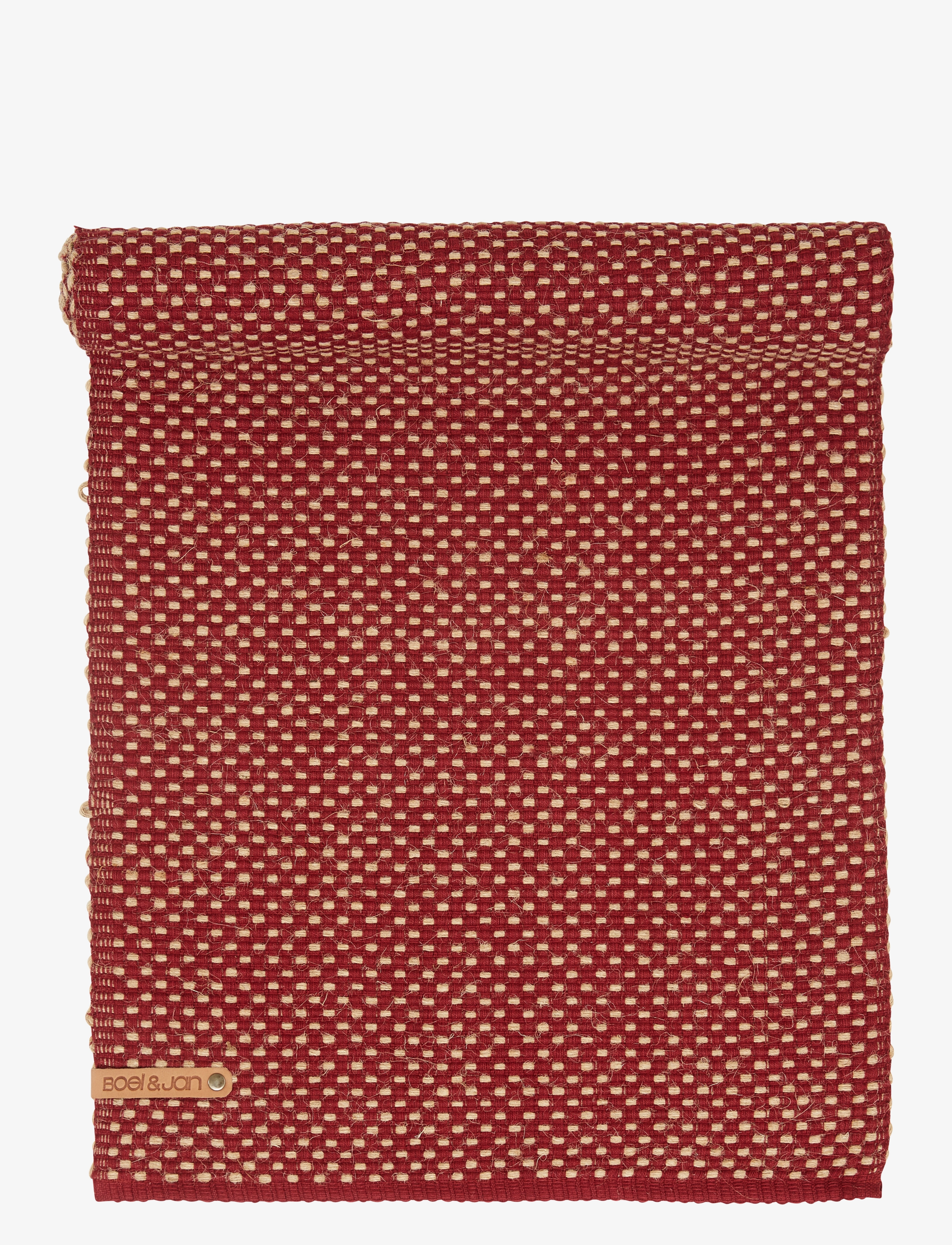 Runner - Jute Check - RED