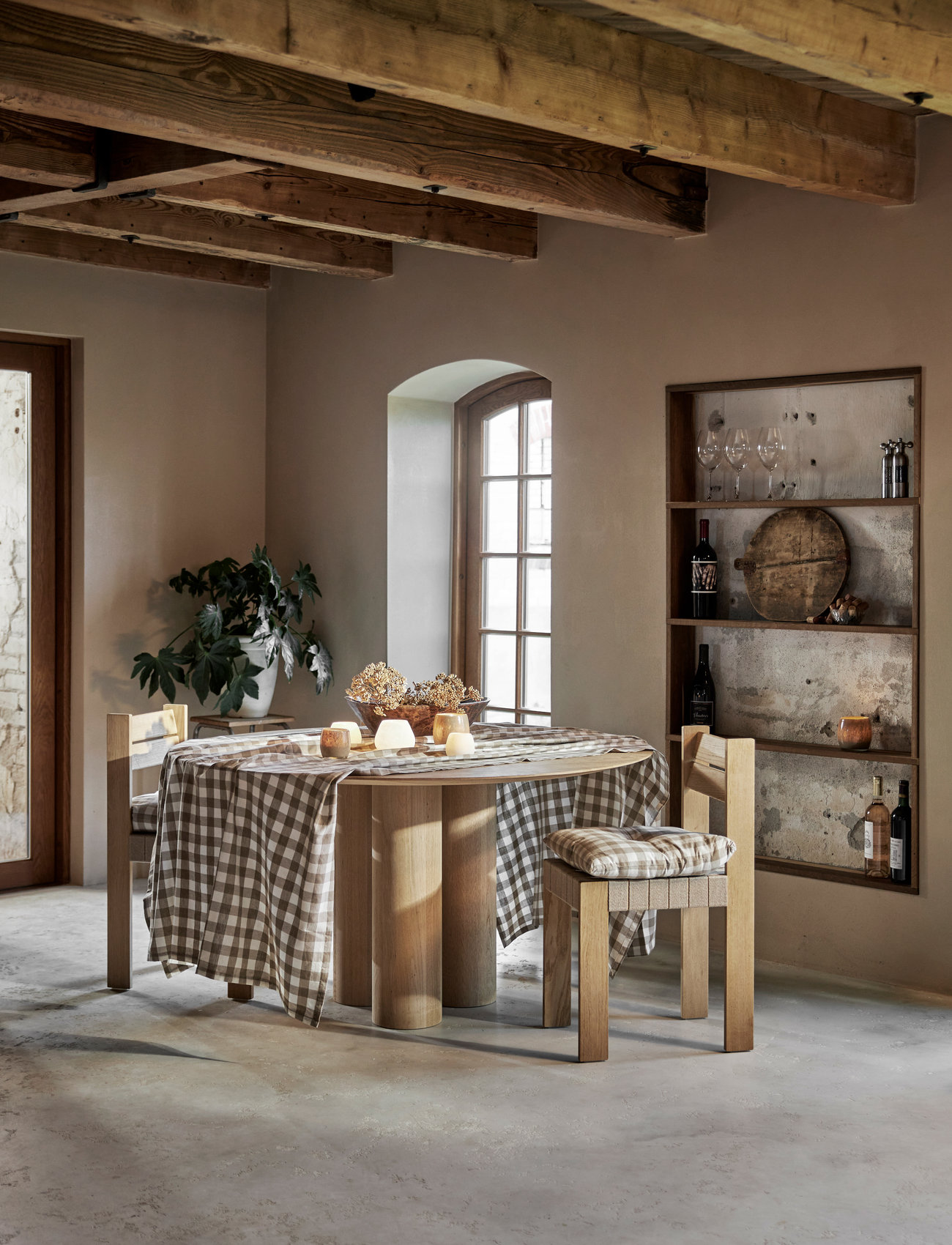 Boel & Jan - Table cloth - Grete - staltiesės ir stalo takeliai - beige - 1