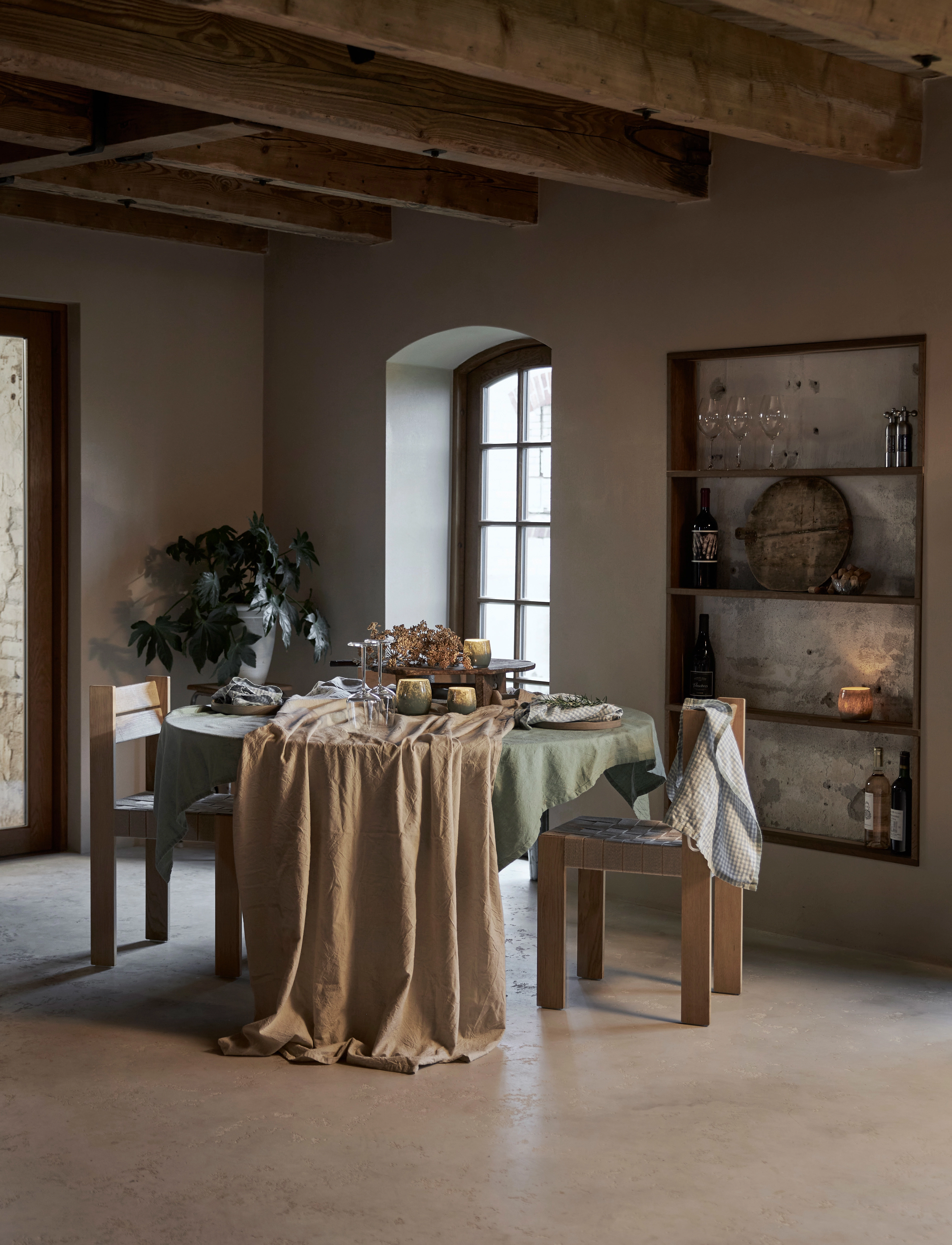 Boel & Jan - Table cloth - Billie - green - 1