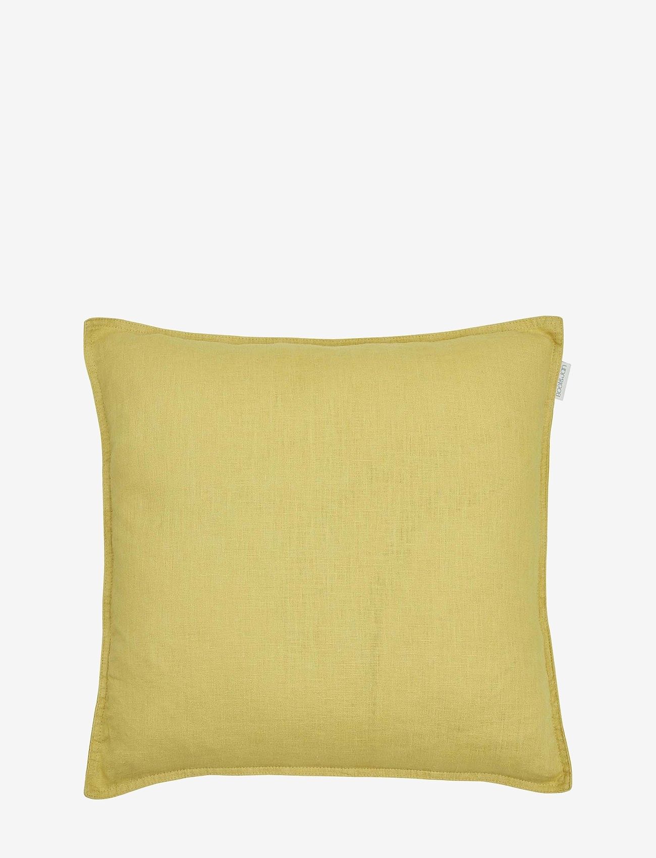 Boel & Jan - Ramas  Cushion cover - cushion covers - yellow - 0