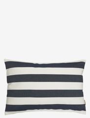 Boel & Jan - Cushion cover - Outdoor stripe - kissenbezüge - blue - 0