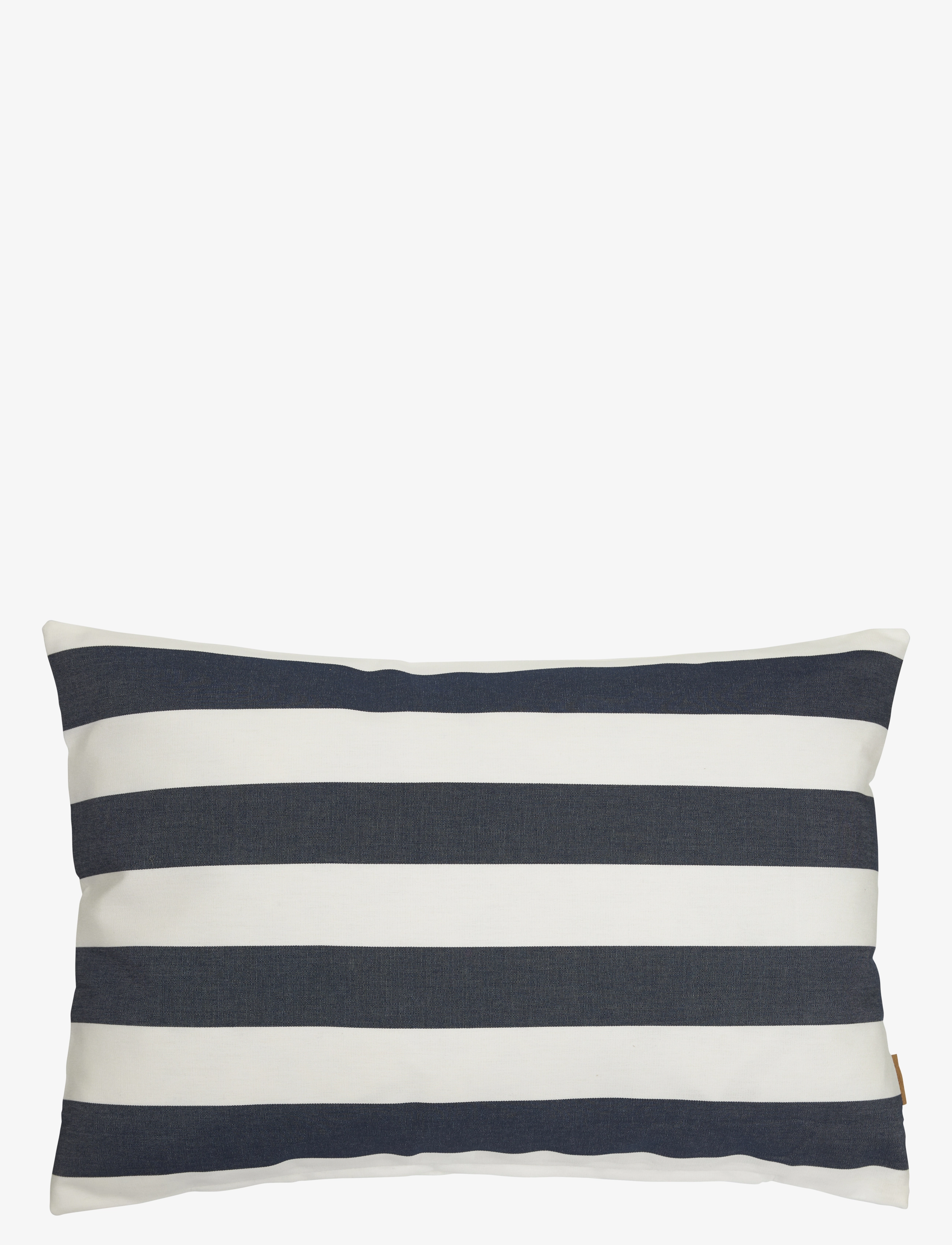 Boel & Jan Outdoor stripe  Kuddfodral - Textilier - BLUE / navy