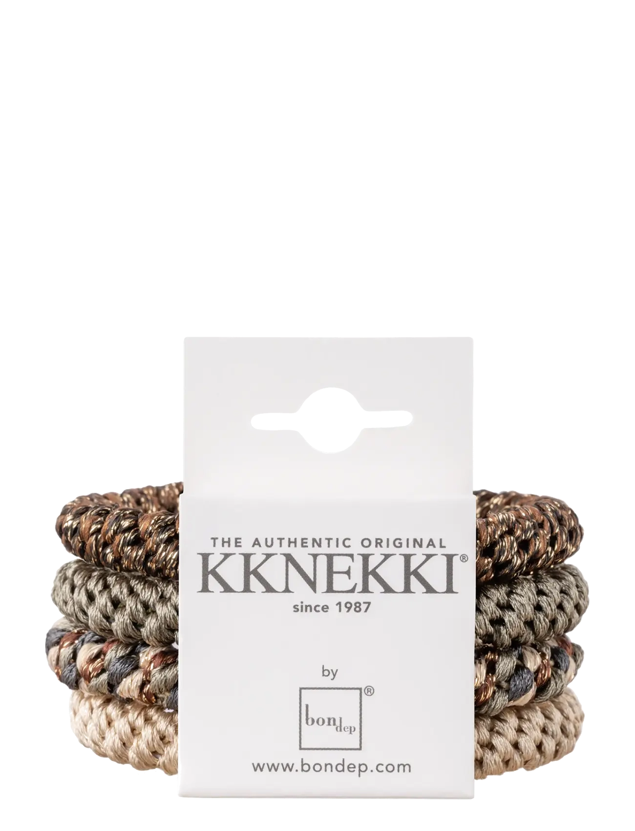 Bon Dep KKNEKKI Bundle 12 | 4 pcs - Haaraccessoires - BROWN / brown
