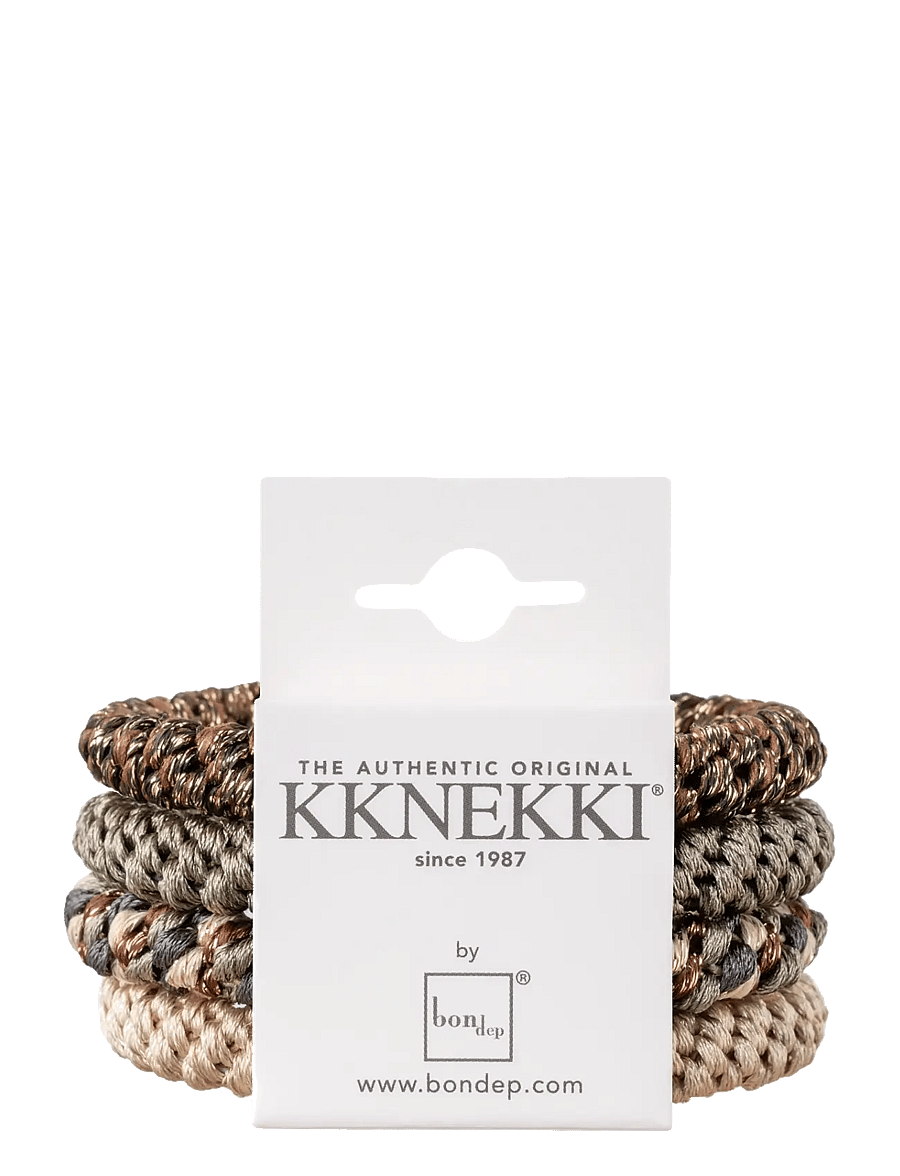 Bon Dep - KKNEKKI Bundle 12 | 4 pcs - hårbånd og hårsnore - brown - 0