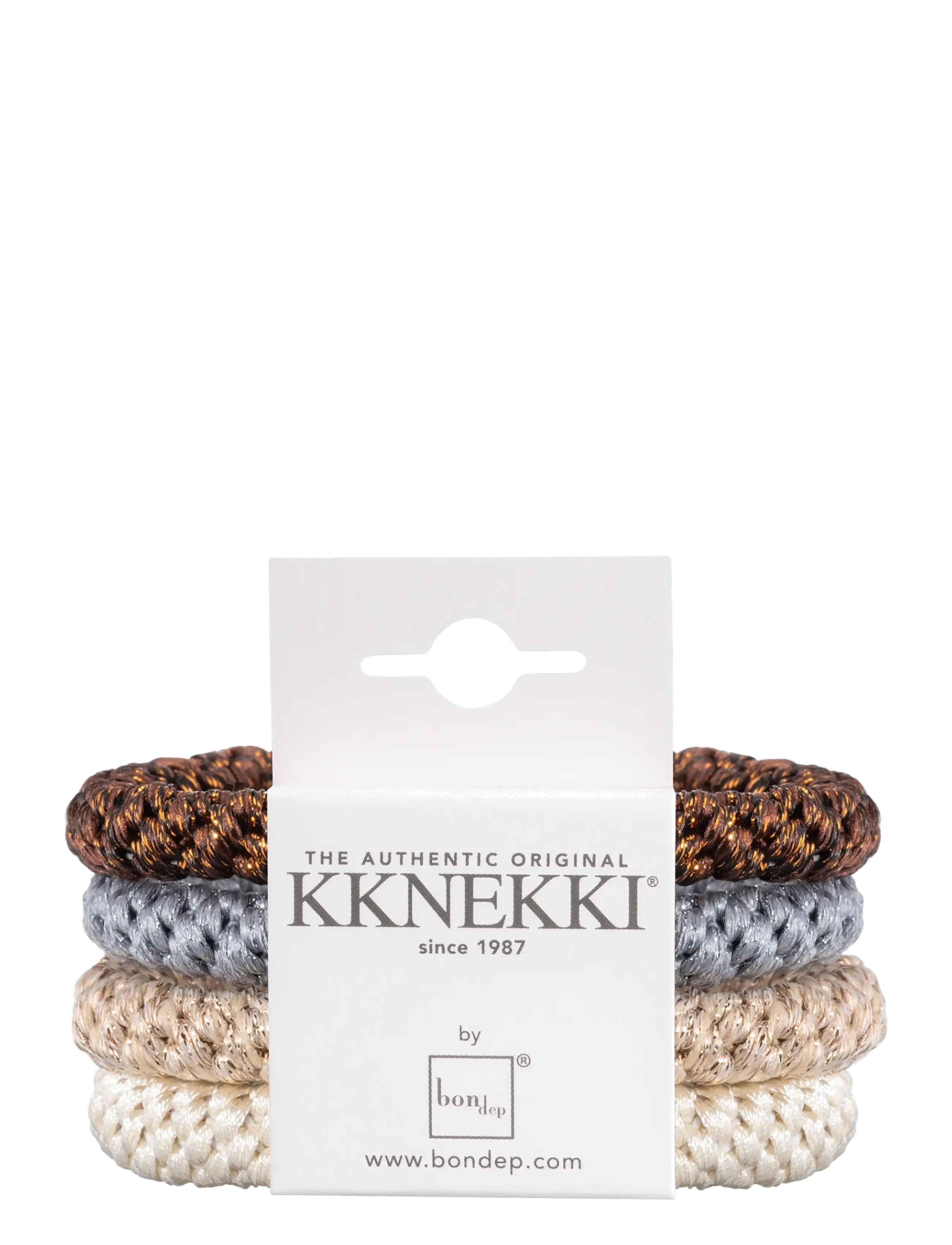 Bon Dep KKNEKKI Bundle 53 | 4 pcs - Haaraccessoires - BROWN / brown