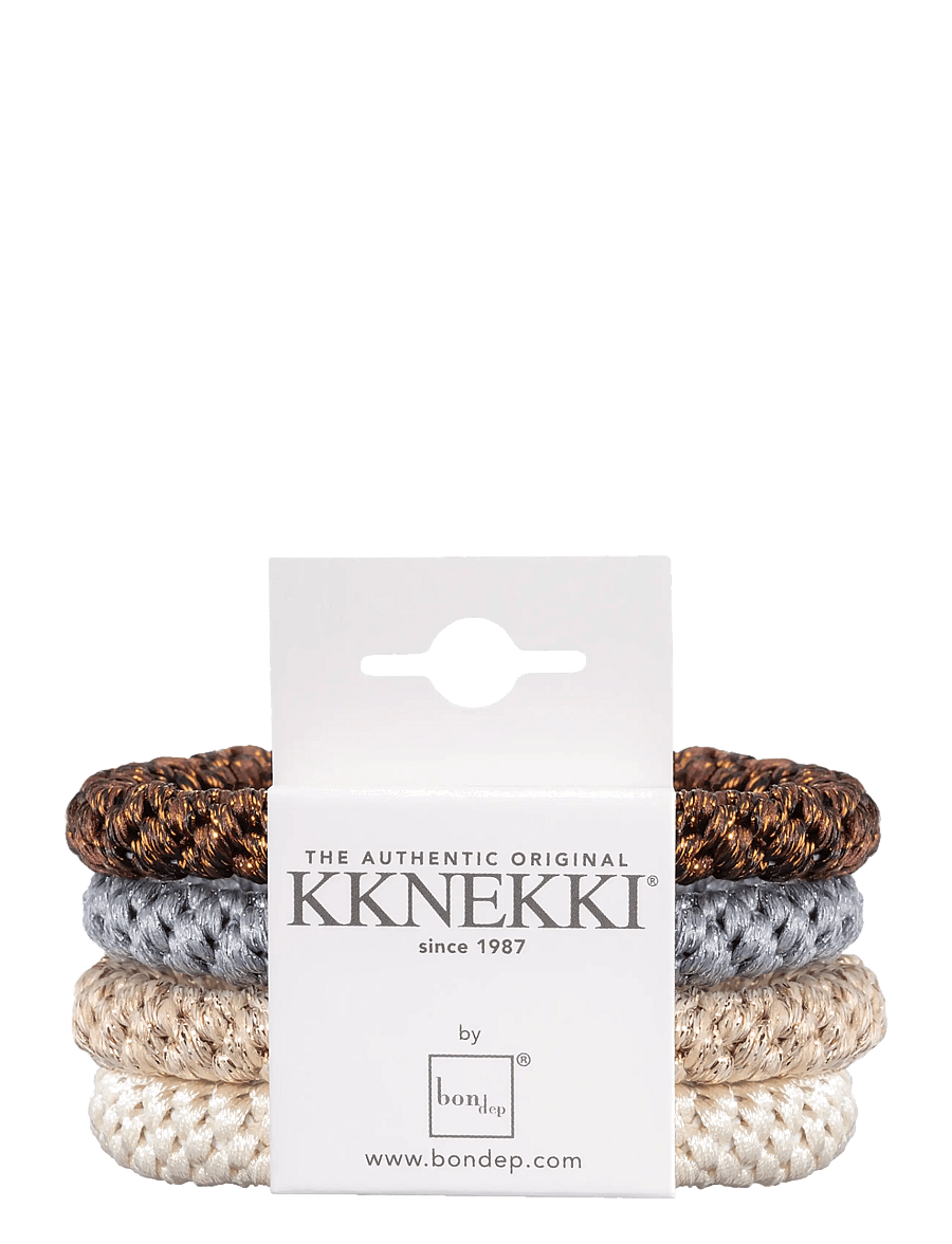 Bon Dep - KKNEKKI Bundle 53 | 4 pcs - hårbånd og hårsnore - brown - 0