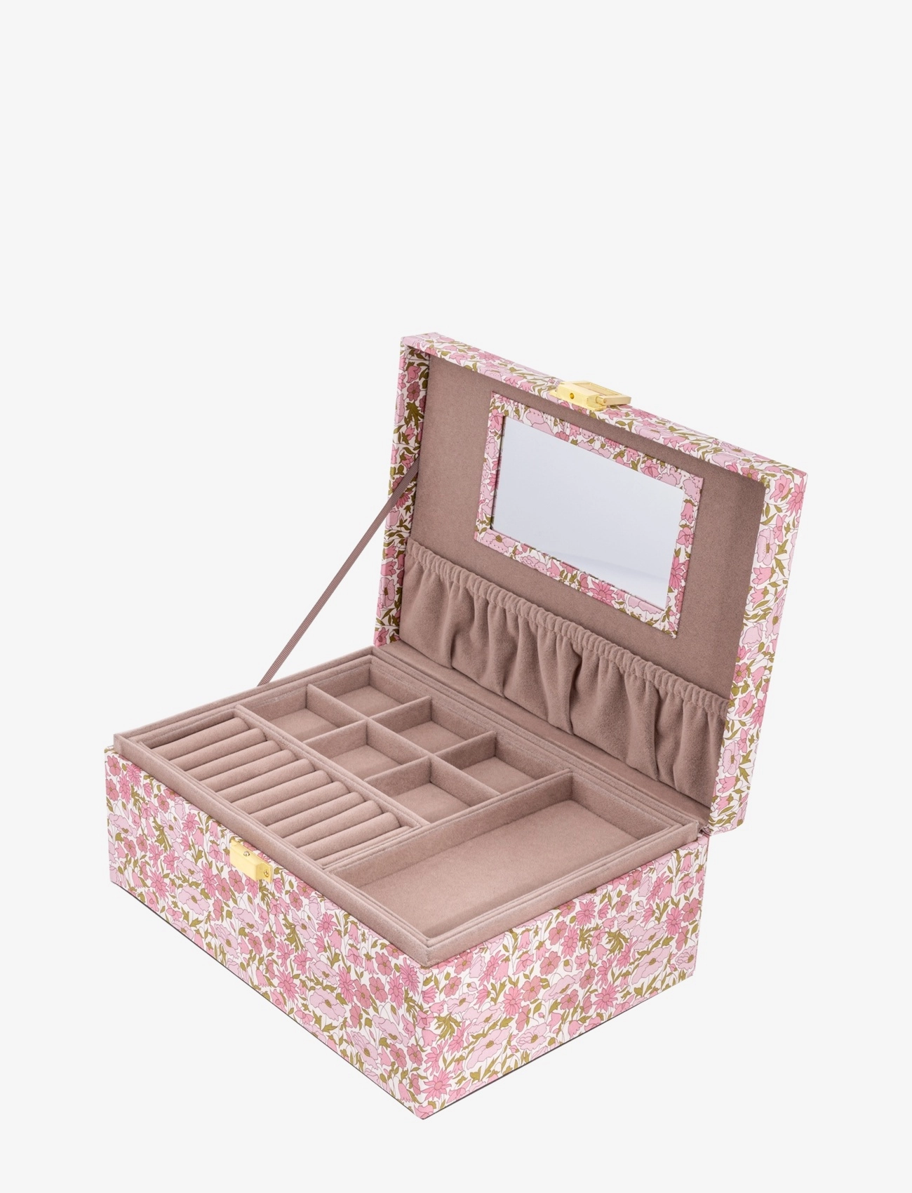 Bon Dep - Jewelry box square mw - liberty poppy and daisy - 1