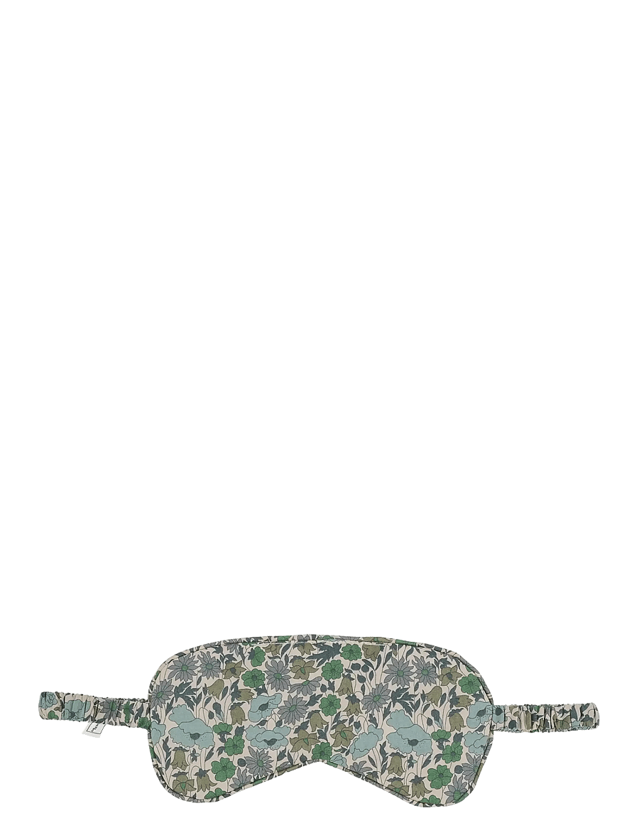 Bon Dep - Eye masks mw Liberty Poppy and Daisy Teal - sovmasker - green - 0
