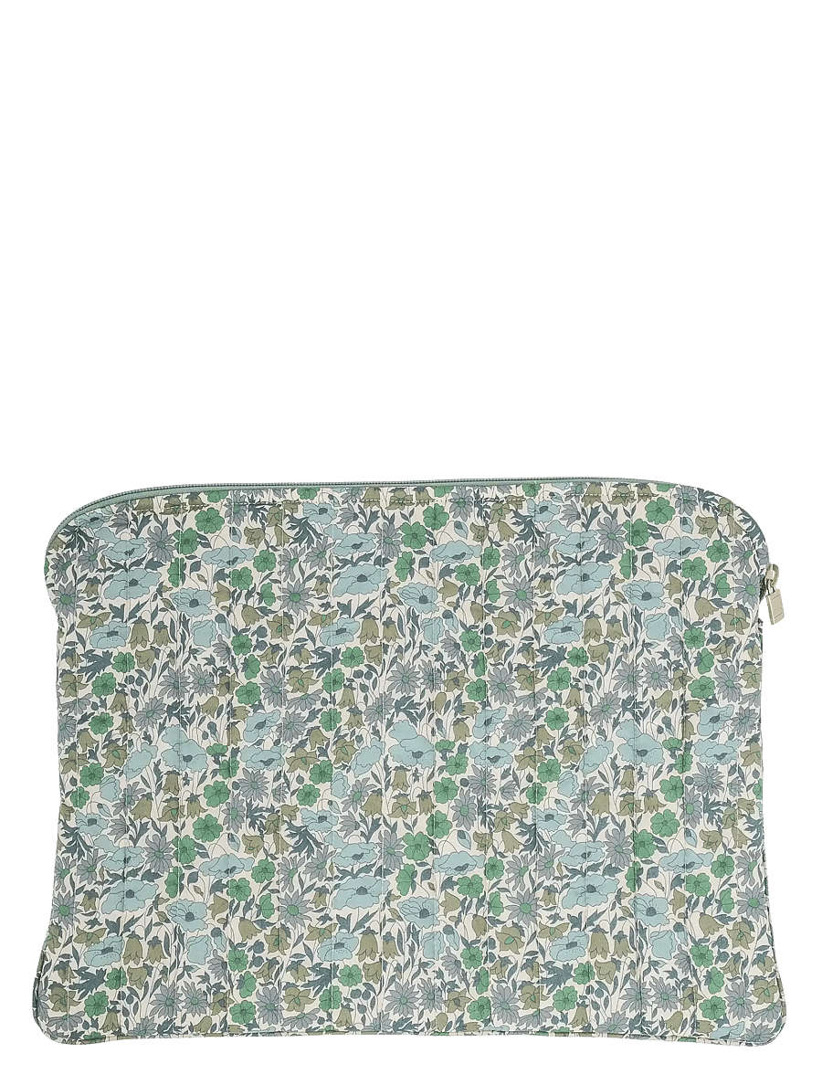 Bon Dep - Mac cover mw Liberty Poppy and Daisy Teal - green - 1