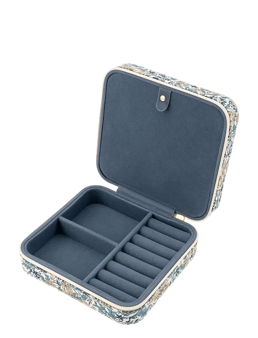 Bon Dep - Jewelry box octa mw Liberty Francesca Tulip - smykkeskrin - blue - 1