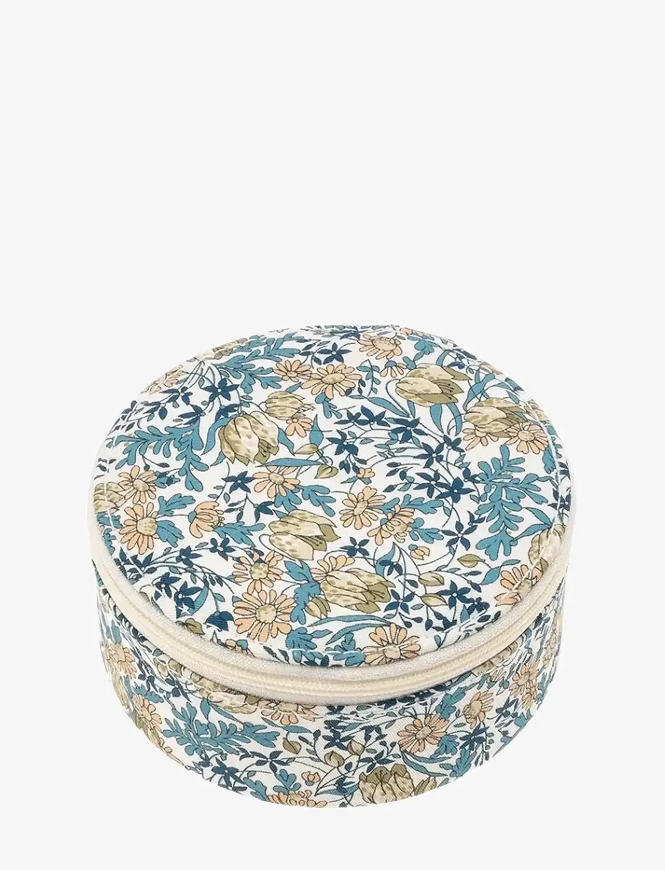 Bon Dep - Jewelry box round mw Liberty Francesca Tulip - jewellery boxes - blue - 0